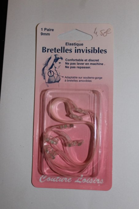Bretelles élastiques invisibles pour soutien-gorges